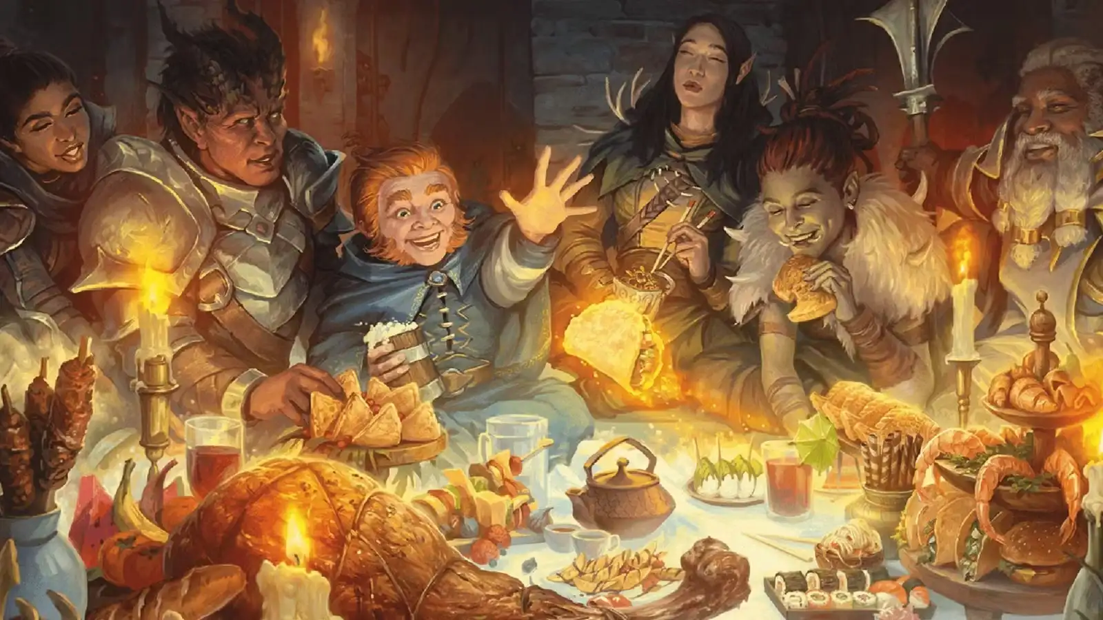 Illustration d'un groupe d'aventuriers