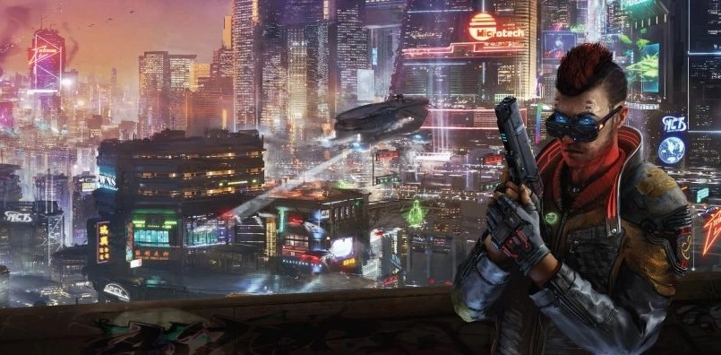 Illustration d'un univers de science-fiction pour jeu de rôle